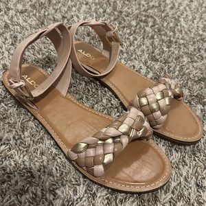Aldo braided sandals US 10